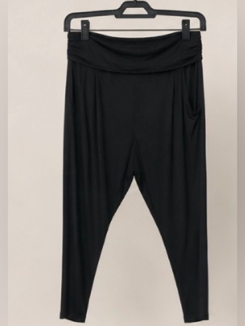 Jennifer Lopez Black Soft Tapered Pull-On Pants XL